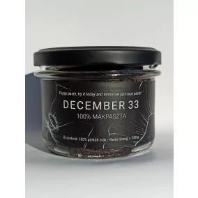 December 33 mákpaszta 100% 200 g