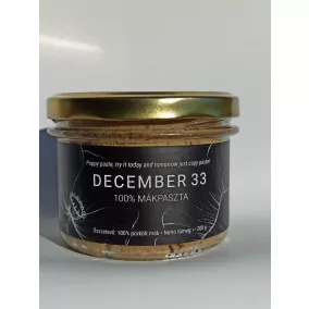 December 33 mákpaszta fehér 100%  200 g