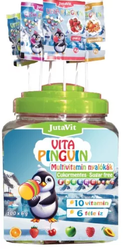 Jutavit vita pingvin cukormentes nyalóka több ízben 6 g