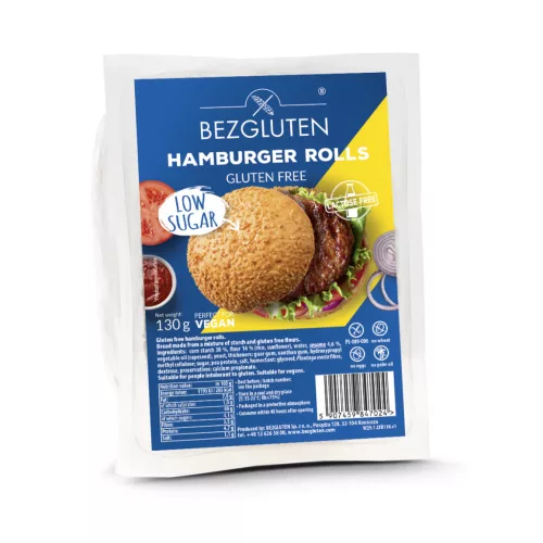 Bezgluten gluténmentes hamburger zsemle 130 g