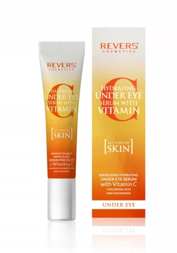Revers c+ energetizáló hidratáló szemráncszérum c-vitaminnal, hiarulonsavval és niacinamiddal 15 ml