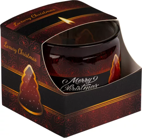 Illatmécses üvegpohárban luxury christmas 1db