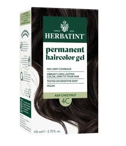 Herbatint 4c hamvas gesztenye hajfesték 170 ml
