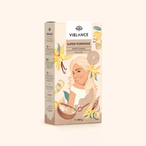 Viblance szuperkása fehér csokoládé vaníliával 400 g