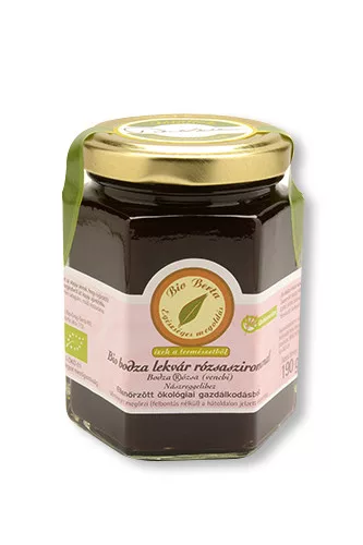 Bio Berta bio bodza lekvár rózsaszirommal 190 g