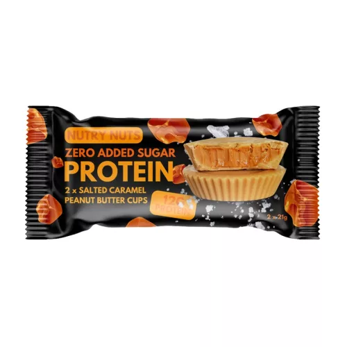 Nutry nuts protein földimogyoróvajas csokikorong sós karamell 42 g