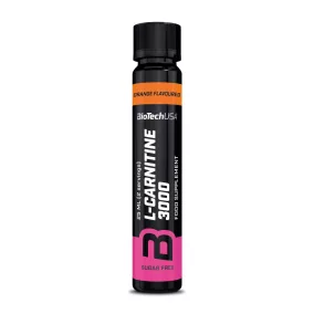 Biotech l-carnitine narancs 3000mg ampulla 25 ml