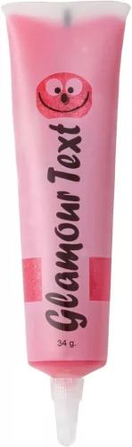 Tasty Me gluténmentes csillogó géles dekortoll pink 34 g