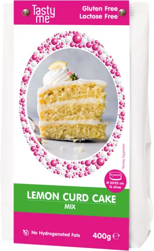 Tasty Me glutén- és laktózmentes citromkrém torta mix 400 g