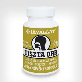 Javallat tiszta orr kapszula 60 db
