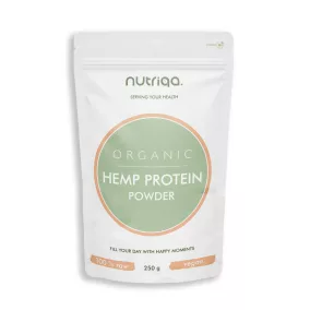 Nutriqa organic bio kenderfehérje por 250 g