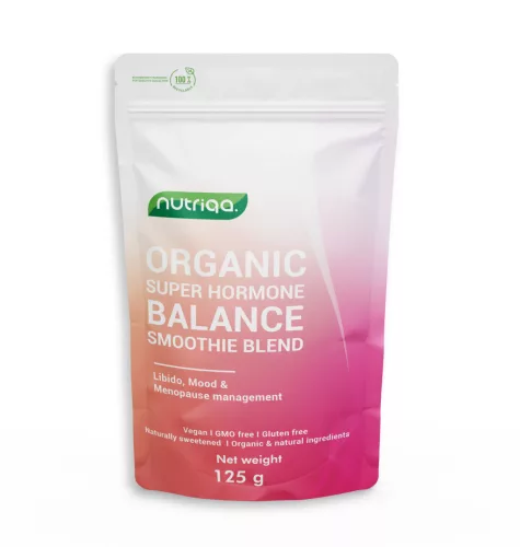 Nutriqa bio vegán szuper hormonegyensúly keverék 125 g