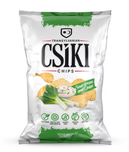 Csíki Csipsz hagymás tejfölös 170 g