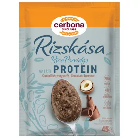 Cerbona rizskása csokis-mogyorós proteinnel 45 g