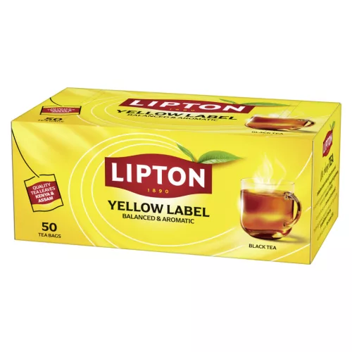 Lipton yellow label fekete tea 25x2g 50 g