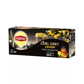 Lipton earl grey tea lemon 25x1,5g 37,5 g