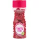 Tasty Me gluténmentes cukorgyöngy tortadekor mix piros 70 g