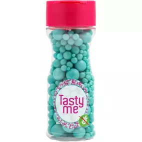   Tasty Me gluténmentes cukorgyöngy tortadekor mix türkiz 70 g