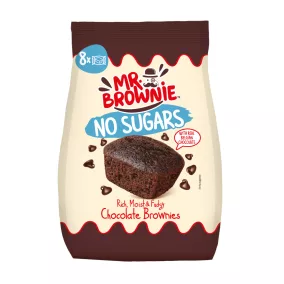 Mr. brownie cukormentes csokoládé darabos brownie 200 g