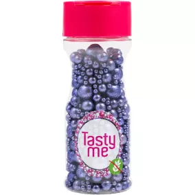   Tasty Me gluténmentes metallic pearls tortadekor mix viola 75 g