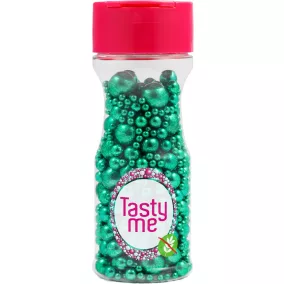   Tasty Me gluténmentes metallic pearls tortadekor mix zöld 75 g