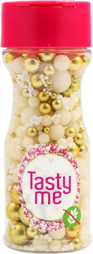 Tasty Me gluténmentes tortadekor mix gold rush 80 g