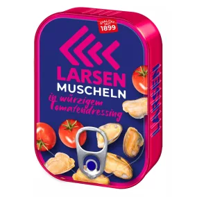 Larsen kagyló csípős paradicsomszószban 110 g