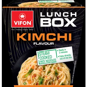   Vifon lunch box kim chi koreai  instant rizstészta étel dobozban (csípős) 85 g
