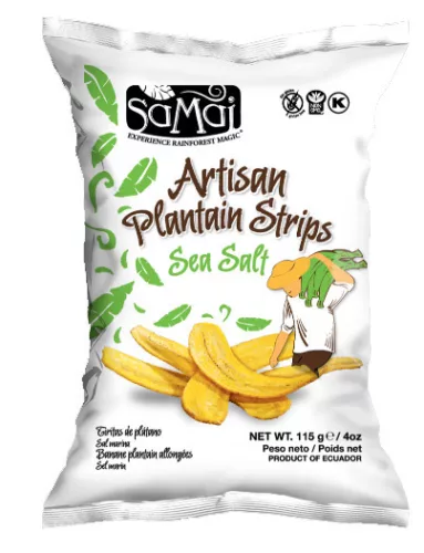 Samai plantain főzőbanán chips tengeri sós 115 g