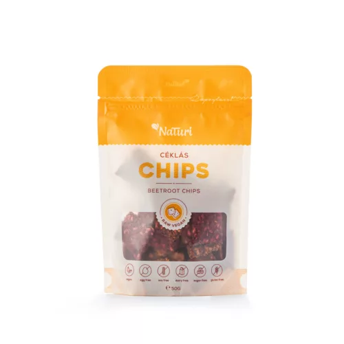 Naturi céklás chips 50 g
