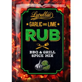 Lucullus rub fűszerkeverék fokhagyma-lime 26 g