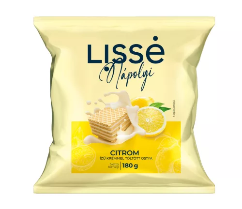 Lissé töltött ostya citromos ízű 180 g