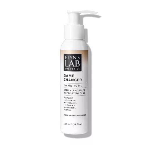 Elyn's Lab game changer arctisztító- és sminklemosó olaj ápoló lipiddel és bisabolollal 100 ml
