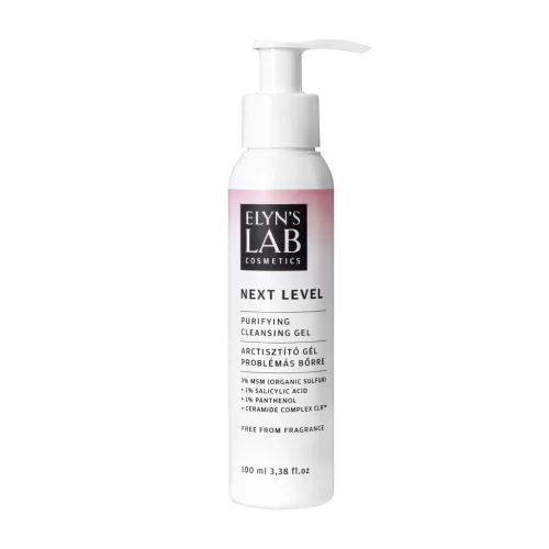 Elyn's Lab next level arctisztító gél problémás bőrre szalicilsavval és kénszármazékkal 100 ml