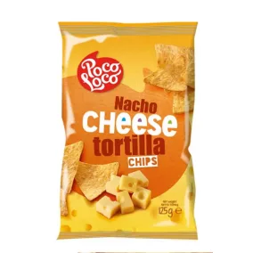 Poco Loco tortilla chips sajtos 125 g