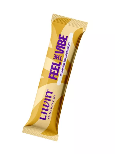 Liwin feel the vibe karamell ízű rostszelet 40 g