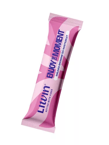 Liwin enjoy the moment málnás brownie ízű rostszelet 40 g