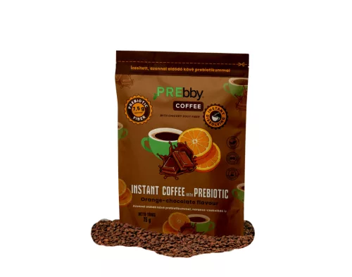 PREbby instant kávé prebiotikummal narancs-csokoládé 75 g