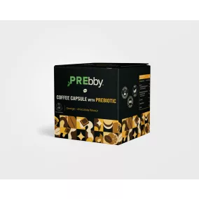   PREbby kávé kapszula prebiotikummal narancs-csokoládé dolce gusto 10db 75 g