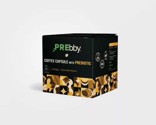 PREbby kávé kapszula prebiotikummal narancs-csokoládé dolce gusto 10db 75 g