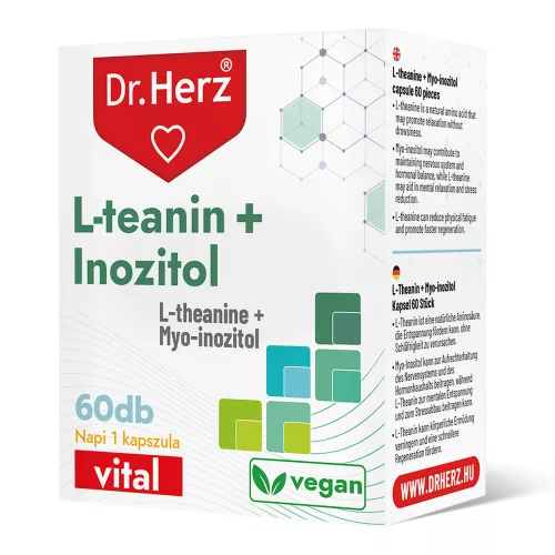 Dr.herz l-teanin + inozitol kapszula 60 db