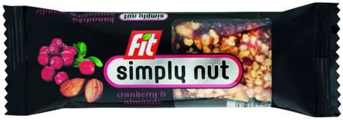 Fit simply nut müzliszelet magvakkal vörösáfonya-mandula 35 g