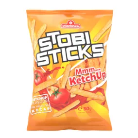 Stobi sticks ketchup ízű kukorica snack 30 g