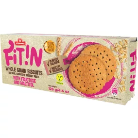 Fit in teljes kiőrlésű keksz cukormentes 126 g