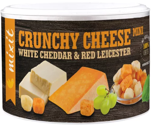 Mixit ropogós sajtok: white cheddar & red leicester 70 g