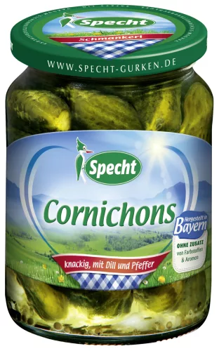Specht cornichons uborka 370 ml