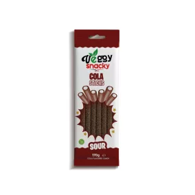 Veggy gumicukor cola sour sticks 170 g