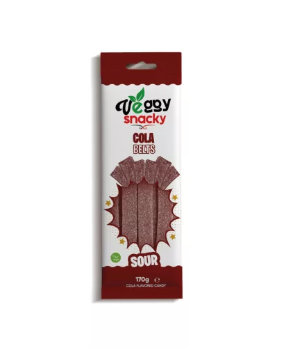 Veggy gumicukor cola sour belts 170 g