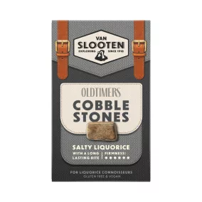   Van Slooten gluténmentes és vegán sós medvecukor oldtimers cobble stone 235 g