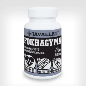 Javallat fokhagyma étrend-kiegészítő kapszula 60 db